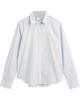 GANT Womens Poplin Striped Shirt Light Pink Light Pink S